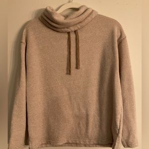 Chaps size small cowel neck crop top sweat shirt